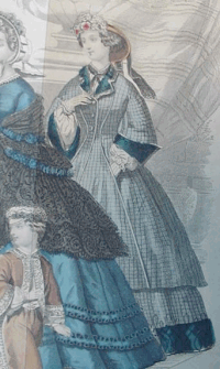 Godey's May 1862 Fashion Plate