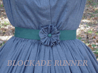 Cloth Belt with Rosette