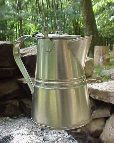 Sold at Auction: Large Antique Copper Bottom Civil War Camp Coffee Pot